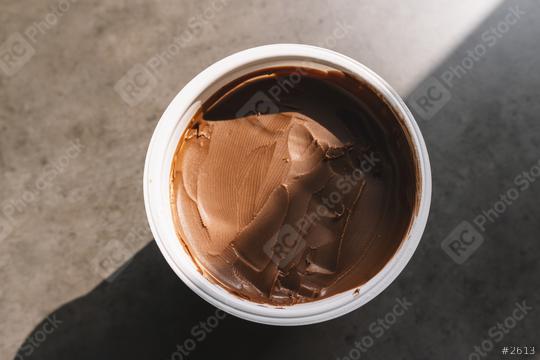 homemade hazelnut spread in plastic bowl. Hazelnut Nougat cream.  : Stock Photo or Stock Video Download rcfotostock photos, images and assets rcfotostock | RC Photo Stock.: