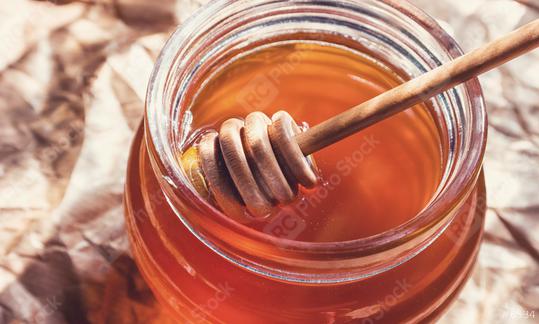 Honey in jar with honey dipper   : Stock Photo or Stock Video Download rcfotostock photos, images and assets rcfotostock | RC Photo Stock.: