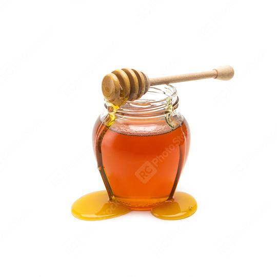 Honey jar with honey dipper  : Stock Photo or Stock Video Download rcfotostock photos, images and assets rcfotostock | RC Photo Stock.: