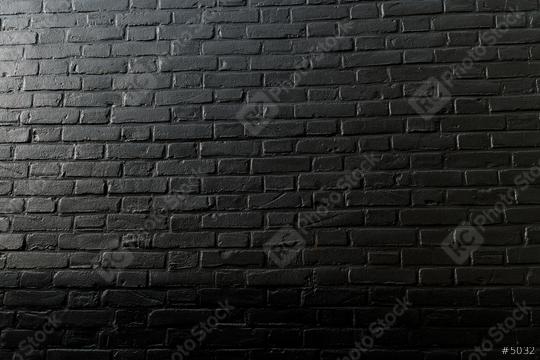horizontal part of black painted brick wall  : Stock Photo or Stock Video Download rcfotostock photos, images and assets rcfotostock | RC Photo Stock.: