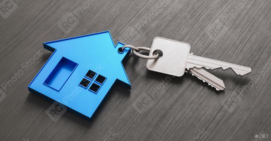 House as a pendant on a key on dark table as a house purchase and housing concept  : Stock Photo or Stock Video Download rcfotostock photos, images and assets rcfotostock | RC Photo Stock.: