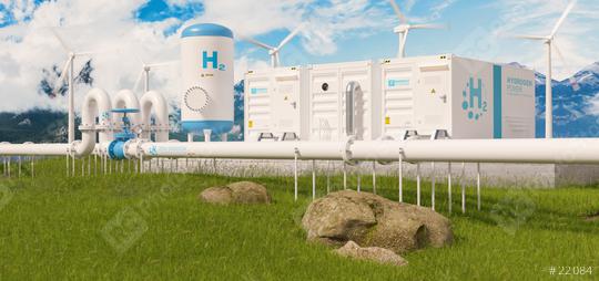 hydrogen pipeline for transformation of the energy sector towards to ecology, carbon neutral, secure and independent energy sources to replace natural gas  : Stock Photo or Stock Video Download rcfotostock photos, images and assets rcfotostock | RC Photo Stock.: