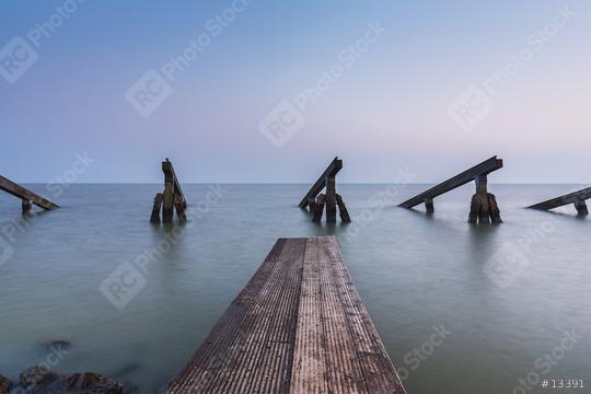 icebreakers with pier at the ocean   : Stock Photo or Stock Video Download rcfotostock photos, images and assets rcfotostock | RC Photo Stock.: