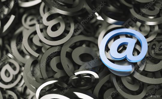 Infinite Email signs, marketingm, spam and newsletter concept image  : Stock Photo or Stock Video Download rcfotostock photos, images and assets rcfotostock | RC Photo Stock.: