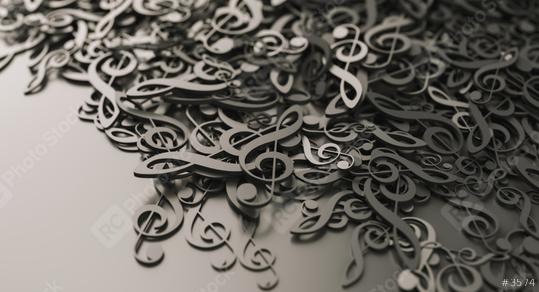 Infinite musical notes, music conceptual background image  : Stock Photo or Stock Video Download rcfotostock photos, images and assets rcfotostock | RC Photo Stock.:
