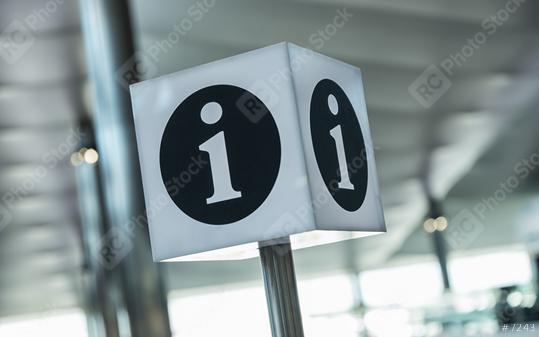 info point symbol on a airport  : Stock Photo or Stock Video Download rcfotostock photos, images and assets rcfotostock | RC Photo Stock.: