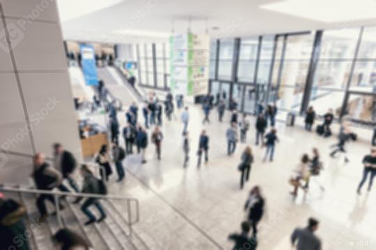Intentionally blurred people at a trade show hall  : Stock Photo or Stock Video Download rcfotostock photos, images and assets rcfotostock | RC Photo Stock.: