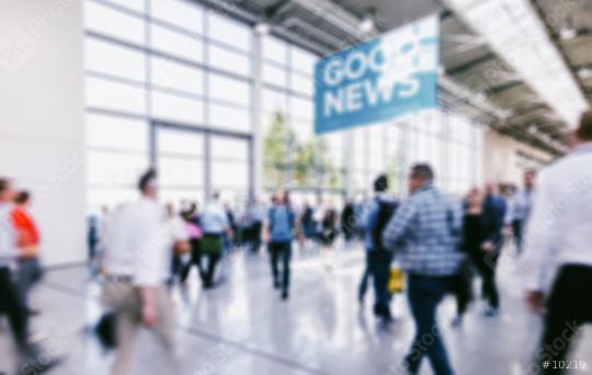 Intentionally blurred people walking trade show hall  : Stock Photo or Stock Video Download rcfotostock photos, images and assets rcfotostock | RC Photo Stock.: