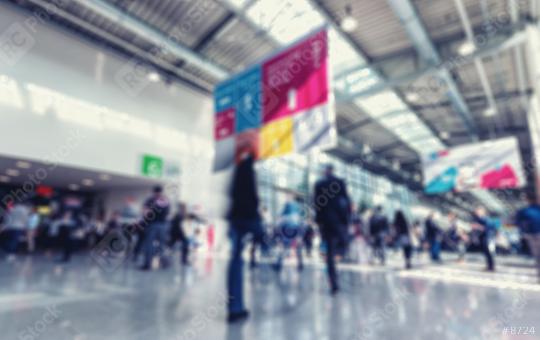 Intentionally blurred trade show visitors in a modern environment background  : Stock Photo or Stock Video Download rcfotostock photos, images and assets rcfotostock | RC Photo Stock.: