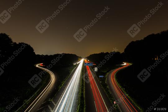 interchange at night with lighttrails  : Stock Photo or Stock Video Download rcfotostock photos, images and assets rcfotostock | RC Photo Stock.: