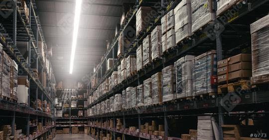 interior of warehouse. Rows of shelves with boxes  : Stock Photo or Stock Video Download rcfotostock photos, images and assets rcfotostock | RC Photo Stock.: