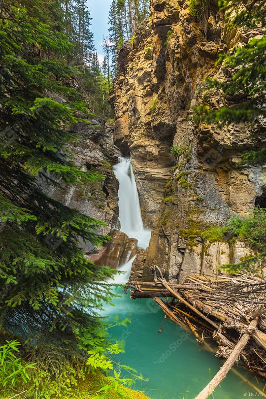 Johnston canyon Lower Falls Canada   : Stock Photo or Stock Video Download rcfotostock photos, images and assets rcfotostock | RC Photo Stock.: