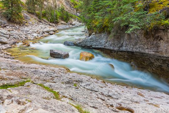 Johnston Canyon river at the banff national park  : Stock Photo or Stock Video Download rcfotostock photos, images and assets rcfotostock | RC Photo Stock.:
