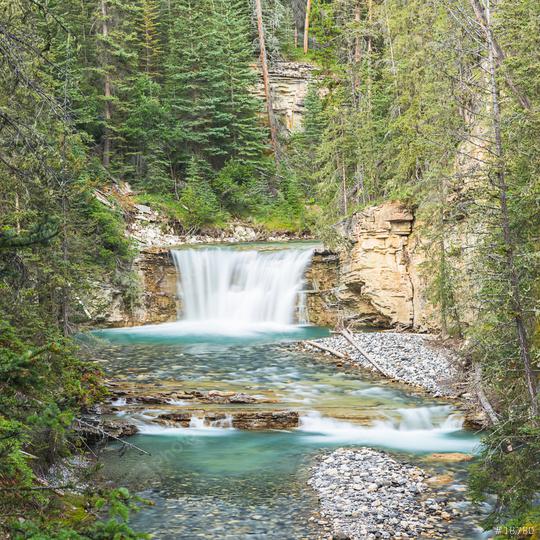 Johnston Canyon Upper Falls in the banff national park canada  : Stock Photo or Stock Video Download rcfotostock photos, images and assets rcfotostock | RC Photo Stock.: