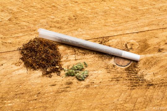 joint with tobacco and pox of marijuana  : Stock Photo or Stock Video Download rcfotostock photos, images and assets rcfotostock | RC Photo Stock.: