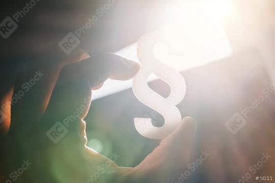 Justice symbol represented by paragraph symbol  : Stock Photo or Stock Video Download rcfotostock photos, images and assets rcfotostock | RC Photo Stock.: