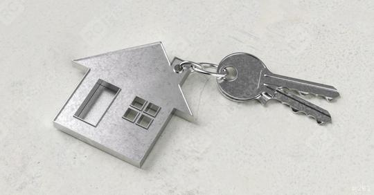 Keys with house shaped keychain on a concrete floor as a house purchase and housing concept  : Stock Photo or Stock Video Download rcfotostock photos, images and assets rcfotostock | RC-Photo-Stock.: