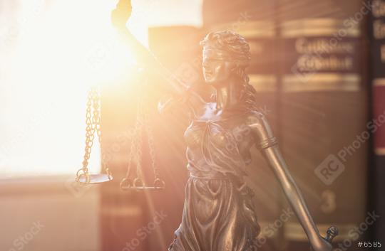 Lady Justice (Justitia) with law books  : Stock Photo or Stock Video Download rcfotostock photos, images and assets rcfotostock | RC Photo Stock.: