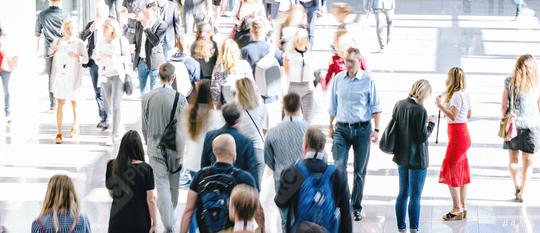large crowd of anonymous blurred people at a trade fair  : Stock Photo or Stock Video Download rcfotostock photos, images and assets rcfotostock | RC Photo Stock.: