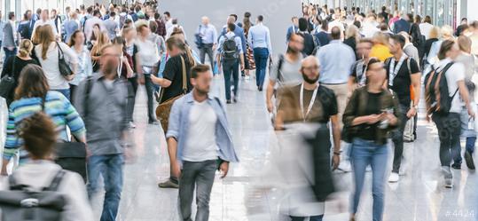 large crowd of anonymous blurred people at a trade fair  : Stock Photo or Stock Video Download rcfotostock photos, images and assets rcfotostock | RC Photo Stock.: