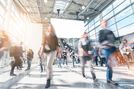 large crowd of anonymous blurred people rushing in a modern hall  : Stock Photo or Stock Video Download rcfotostock photos, images and assets rcfotostock | RC Photo Stock.: