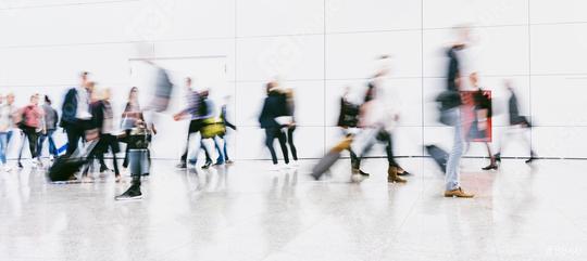 large crowd of anonymous blurred people walking in a modern hall  : Stock Photo or Stock Video Download rcfotostock photos, images and assets rcfotostock | RC Photo Stock.: