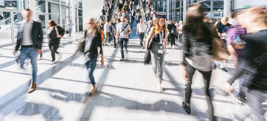 large Crowd of anonymous people walking at the trade show  : Stock Photo or Stock Video Download rcfotostock photos, images and assets rcfotostock | RC Photo Stock.: