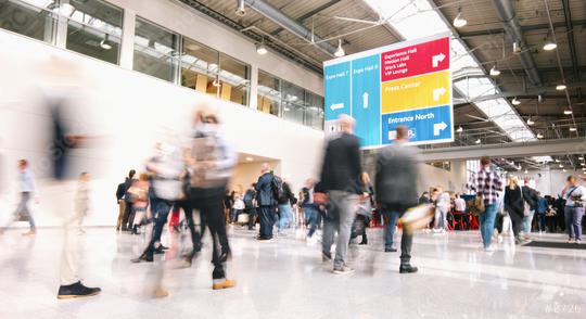 large crowd of blurred people at a trade fair  : Stock Photo or Stock Video Download rcfotostock photos, images and assets rcfotostock | RC Photo Stock.: