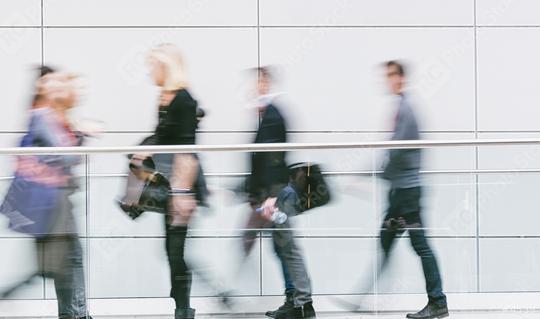 large crowd of blurred people walking in a corridor  : Stock Photo or Stock Video Download rcfotostock photos, images and assets rcfotostock | RC Photo Stock.: