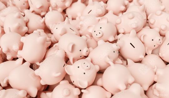 Large group of pink piggy banks  : Stock Photo or Stock Video Download rcfotostock photos, images and assets rcfotostock | RC Photo Stock.: