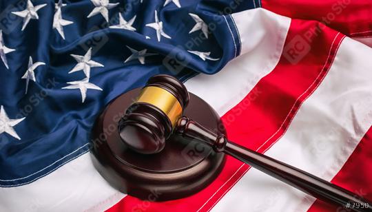 law gavel and USA america flag - American crime concept   : Stock Photo or Stock Video Download rcfotostock photos, images and assets rcfotostock | RC Photo Stock.:
