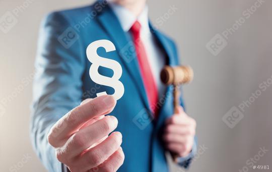 lawyer holding paragraph sign and juges gavel - law concept image  : Stock Photo or Stock Video Download rcfotostock photos, images and assets rcfotostock | RC Photo Stock.: