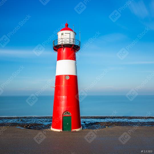 leuchtturm in westkapelle am meer  : Stock Photo or Stock Video Download rcfotostock photos, images and assets rcfotostock | RC Photo Stock.: