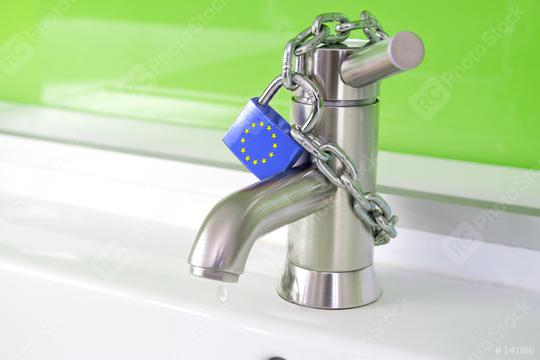 Locked Water Faucet  : Stock Photo or Stock Video Download rcfotostock photos, images and assets rcfotostock | RC Photo Stock.:
