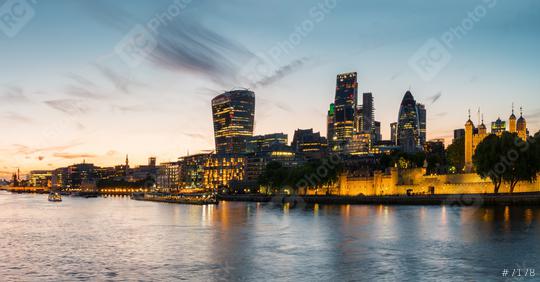 London Business district at sunset, london, uk  : Stock Photo or Stock Video Download rcfotostock photos, images and assets rcfotostock | RC Photo Stock.: