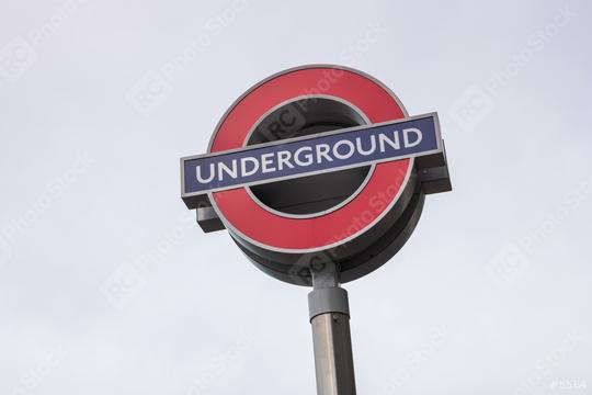 LONDON, UNITED KINGDOM MAY, 2017: London underground sign near the Westmisnster station  : Stock Photo or Stock Video Download rcfotostock photos, images and assets rcfotostock | RC Photo Stock.: