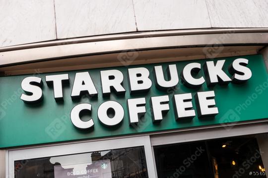 LONDON, UNITED KINGDOM MAY, 2017: Starbucks store. Starbucks is the largest coffeehouse company in the world, with 20,891 stores in 62 countries (2013).  : Stock Photo or Stock Video Download rcfotostock photos, images and assets rcfotostock | RC Photo Stock.: