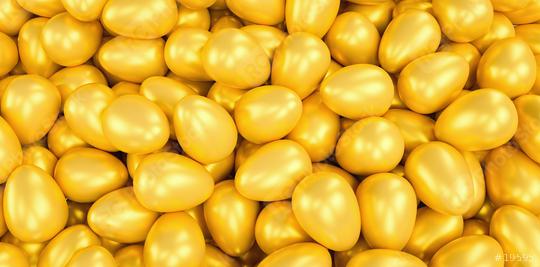 lots of golden eggs - 3D Rendering   : Stock Photo or Stock Video Download rcfotostock photos, images and assets rcfotostock | RC Photo Stock.: