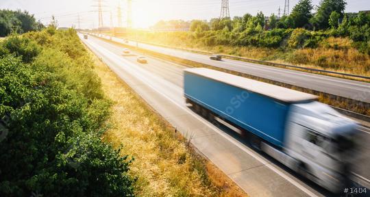 Lots of Trucks and cars on a Highway - transportation concept, copyspace for your individual text.  : Stock Photo or Stock Video Download rcfotostock photos, images and assets rcfotostock | RC Photo Stock.: