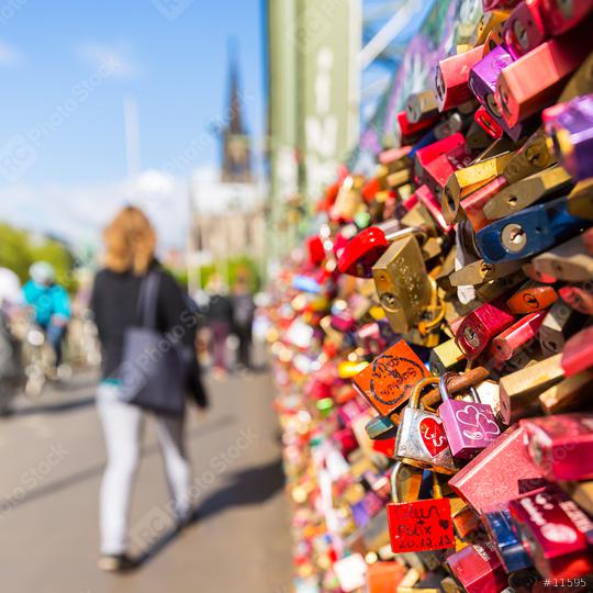Love locks at the Hohenzollern Bridge in cologne  : Stock Photo or Stock Video Download rcfotostock photos, images and assets rcfotostock | RC Photo Stock.: