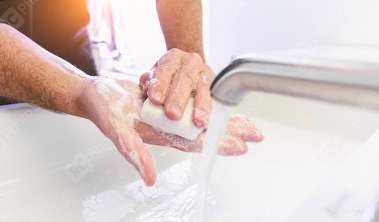 Man washing his Hands to prevent virus infection and clean dirty hands - corona covid-19 concept  : Stock Photo or Stock Video Download rcfotostock photos, images and assets rcfotostock | RC Photo Stock.: