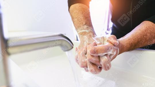 Man washing his Hands to prevent virus infection and clean dirty hands - corona covid-19 concept  : Stock Photo or Stock Video Download rcfotostock photos, images and assets rcfotostock | RC Photo Stock.: