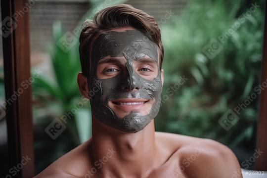 Man with facial mask smiling in a natural setting
  : Stock Photo or Stock Video Download rcfotostock photos, images and assets rcfotostock | RC Photo Stock.: