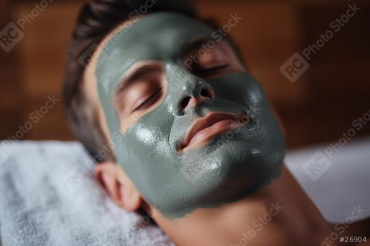 Man with green facial mask on spa day
  : Stock Photo or Stock Video Download rcfotostock photos, images and assets rcfotostock | RC Photo Stock.:
