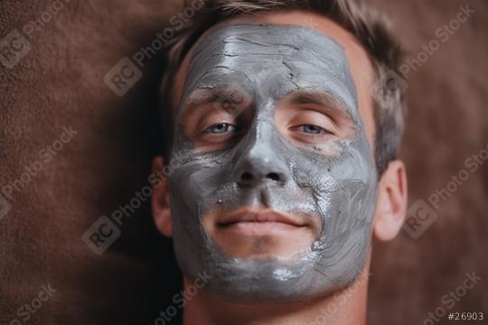 Man with grey clay facial mask, eyes closed, relaxing
  : Stock Photo or Stock Video Download rcfotostock photos, images and assets rcfotostock | RC Photo Stock.: