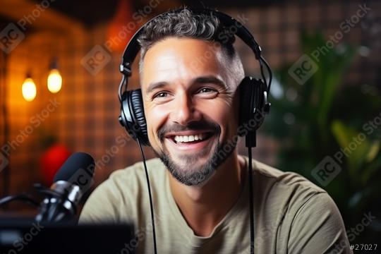 Man with headphones and microphone smiling
  : Stock Photo or Stock Video Download rcfotostock photos, images and assets rcfotostock | RC Photo Stock.: