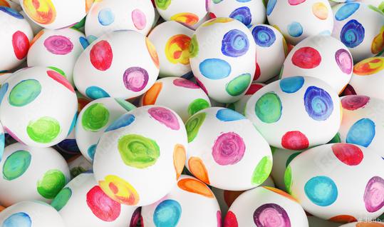 Many colorful watercolor easter eggs painted for easter   : Stock Photo or Stock Video Download rcfotostock photos, images and assets rcfotostock | RC Photo Stock.: