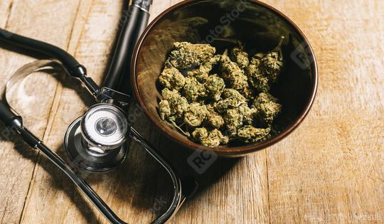 medical Marijuana Buds and stethoscope  : Stock Photo or Stock Video Download rcfotostock photos, images and assets rcfotostock | RC Photo Stock.: