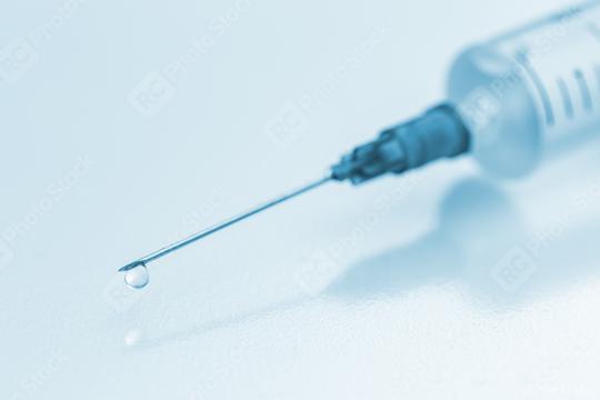 medical syringe with injection solution drop  : Stock Photo or Stock Video Download rcfotostock photos, images and assets rcfotostock | RC Photo Stock.: