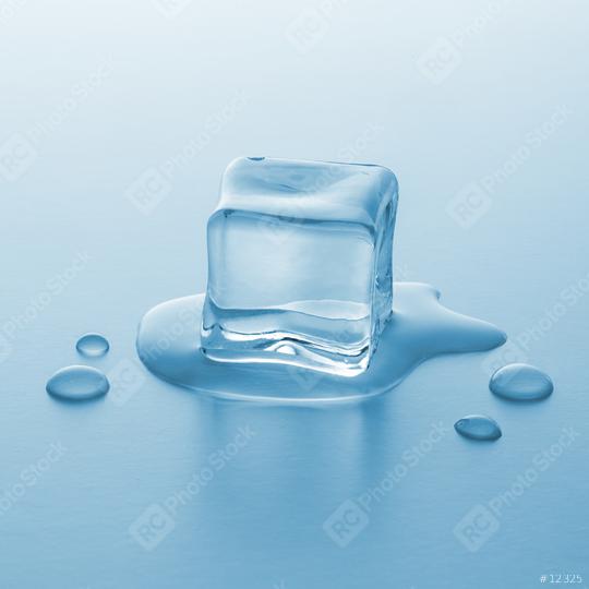 melting cube of ice  : Stock Photo or Stock Video Download rcfotostock photos, images and assets rcfotostock | RC Photo Stock.: